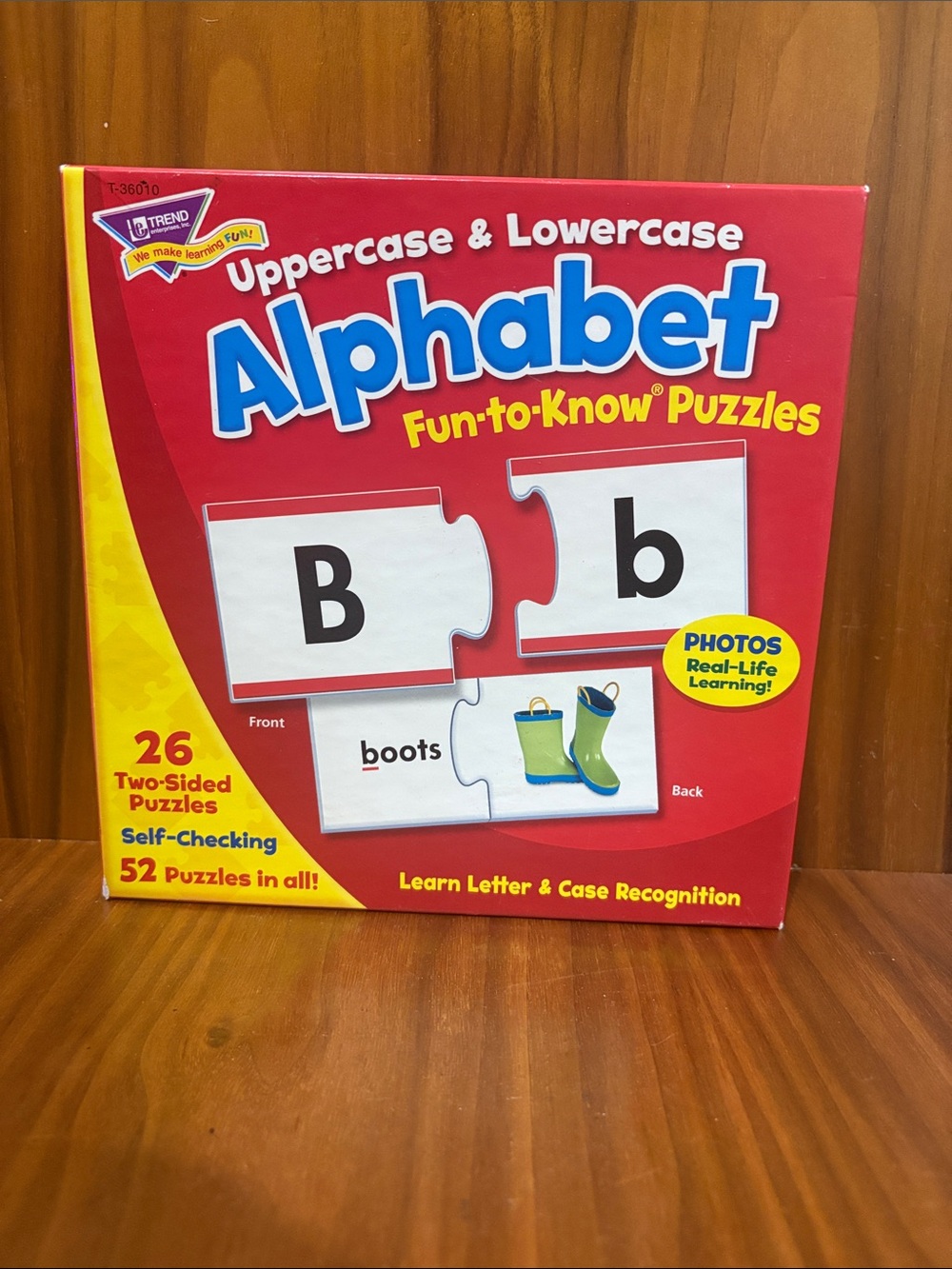Alphabet Fun-to-Know Puzzles - Red -